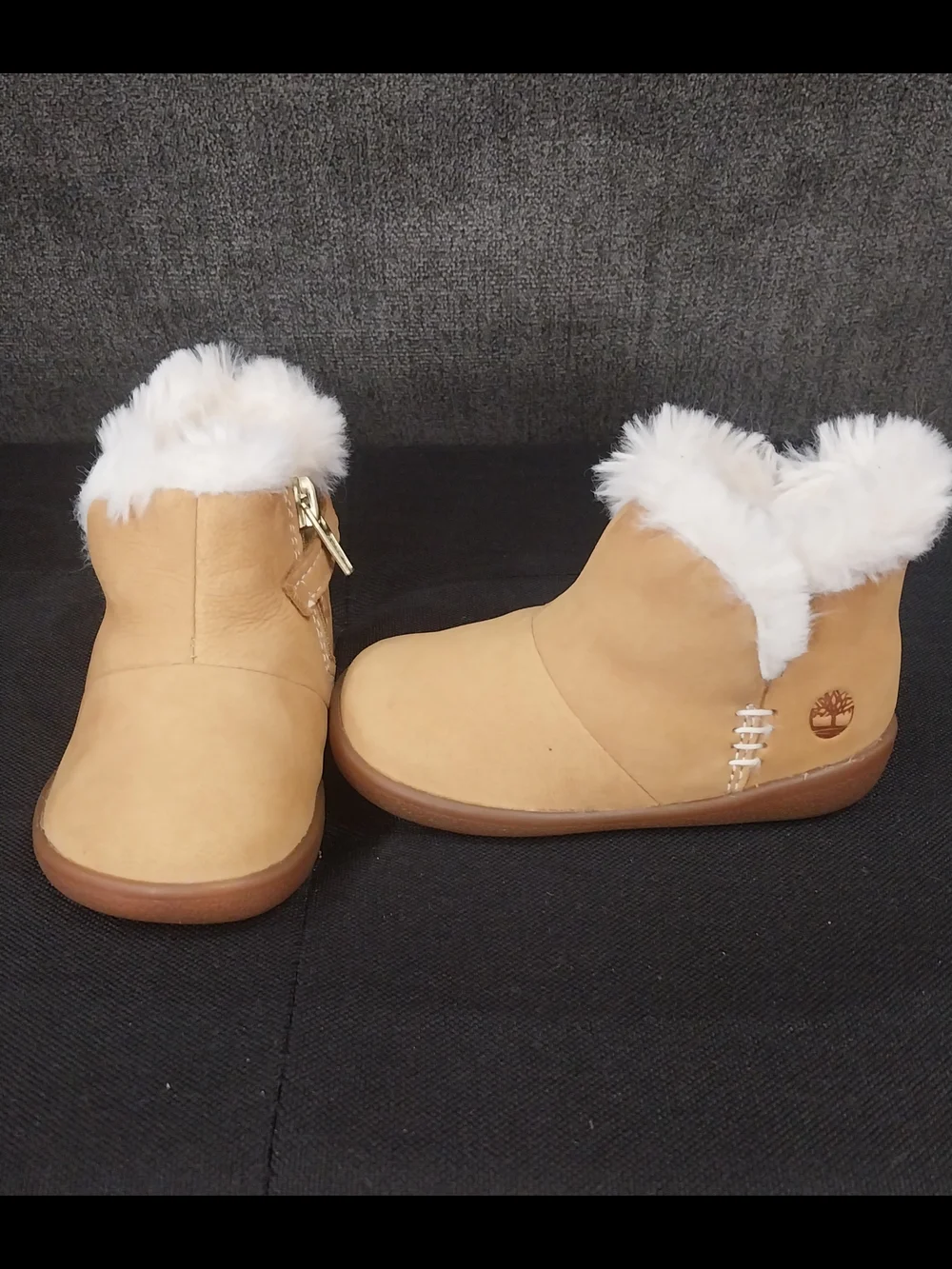 Timberland Toddler 4c Shearling-Lined Ankle Boots